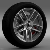 Ford Mustang Boss 302 2013 wheel3d model