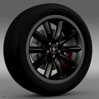 Ford Mustang Boss 302 2012 wheel3d model