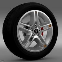 Ford Mustang 2010 AV X 10 wheel3d model
