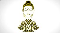 Buddha Metal Art Mural