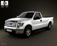 Ford F-150 XLT RegularCab 65ftBox 20113d model