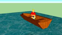 man in vissersboot