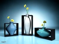 Vase in Holder3d model