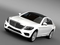 Mercedes Benz S 300 BlueTec Hybrid W222 20133d model