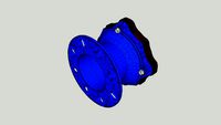 DN150 Supa Maxi universal strekkfast flensemuffe PN10/16 633/00-001