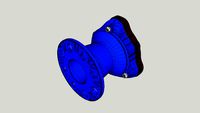 DN80 Supa Maxi universal strekkfast flensemuffe PN10/16 633/00-001