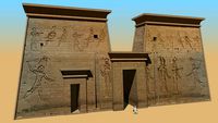 Philae Temple, first pylon