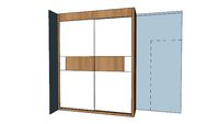 Armario empotrado 2 puertas correderas