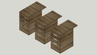 Desk High Extended Top Pedestals (Static)