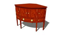 Federal Corner Sideboard