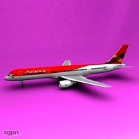 Boeing 757 Avianca Airline3d model