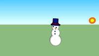 Snowman with a Tophat