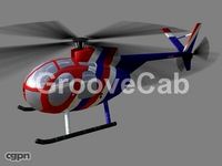 Hughes500 Helicopter V13d model