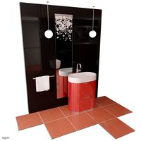 Bathroom Set 043d model