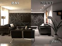 Living room 11 Day & night3d model