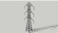 69kv Utah Style Lattice Transmission Tower