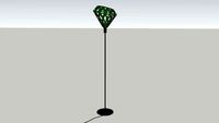 ZAHA LIGHT deep green floor lamp 2