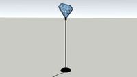 ZAHA LIGHT blue floor lamp 2