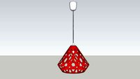 ZAHA LIGHT orange pendant