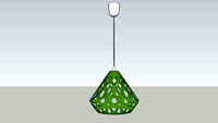 ZAHA LIGHT green pendant
