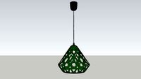 ZAHA LIGHT deep green pendant 2