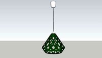 ZAHA LIGHT deep green pendant