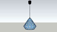 ZAHA LIGHT blue pendant 2