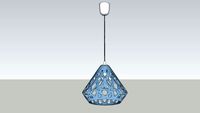 ZAHA LIGHT blue pendant