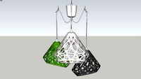 ZAHA LIGHT three-colored chandelier 9