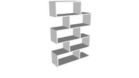 82290 Brooklyn White Shelf Zick Zack 150x100cm