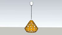 ZAHA LIGHT yellow pendant