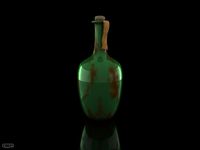 Old bottle3d model