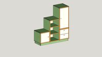 Eichenfrau form500-22 living room cabinet Wohnzimmerschrank