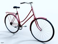 Old bicycle3d model