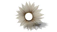 Miroir en métal doré H 99 cm MAGELLAN REF 126080
