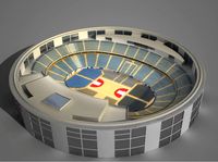 Basketball Stadium3d model