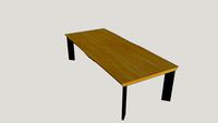 Wood table 250x110