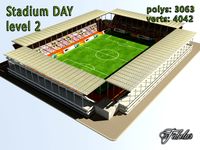 Stadium Level 2 Day3d model