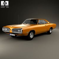 Dodge Coronet hardtop coupe 19703d model