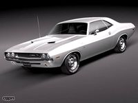 Dodge Challenger 19703d model