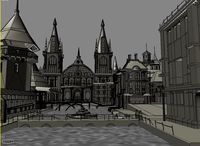 Church Scene3d model