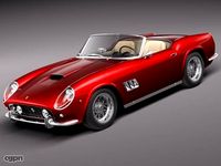 Ferrari 250 GT California Spyder 1958-19623d model