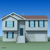 American-style home3d model
