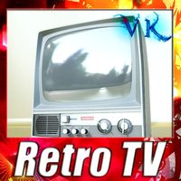 Retro TV3d model