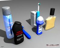Bathroom Kit For Him Free3d model