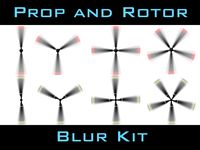 Prop and Rotor Blur Kit3d model