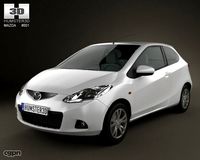 Mazda 2 3 door3d model
