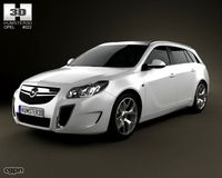 Opel Insignia OPC Sports Tourer 20123d model