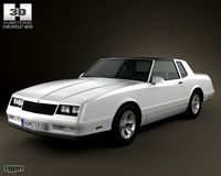 Chevrolet Monte Carlo SS 19863d model