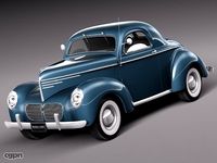 Willys Coupe 19403d model